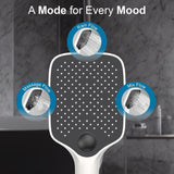 Square Hand Shower for Bathroom Without Hose Pipe