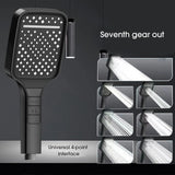 Square Hand Shower for Bathroom Without Hose Pipe